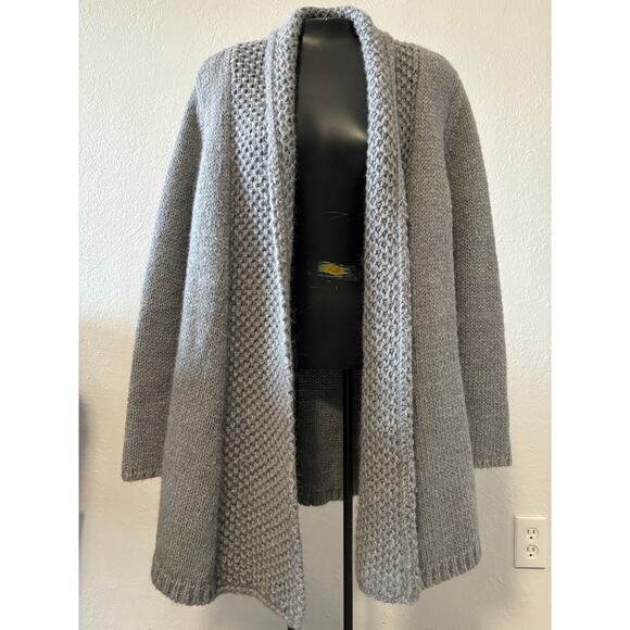 J.Jill Alpaca Wool Blend Cardigan Sweater Open Front Womens Size Small - Picture 1 of 4